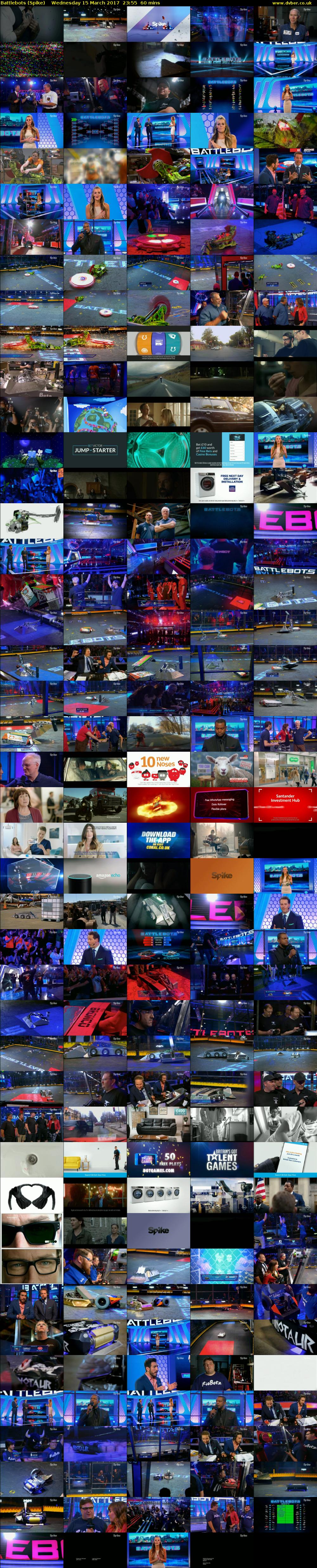 Battlebots (Spike) Wednesday 15 March 2017 23:55 - 00:55