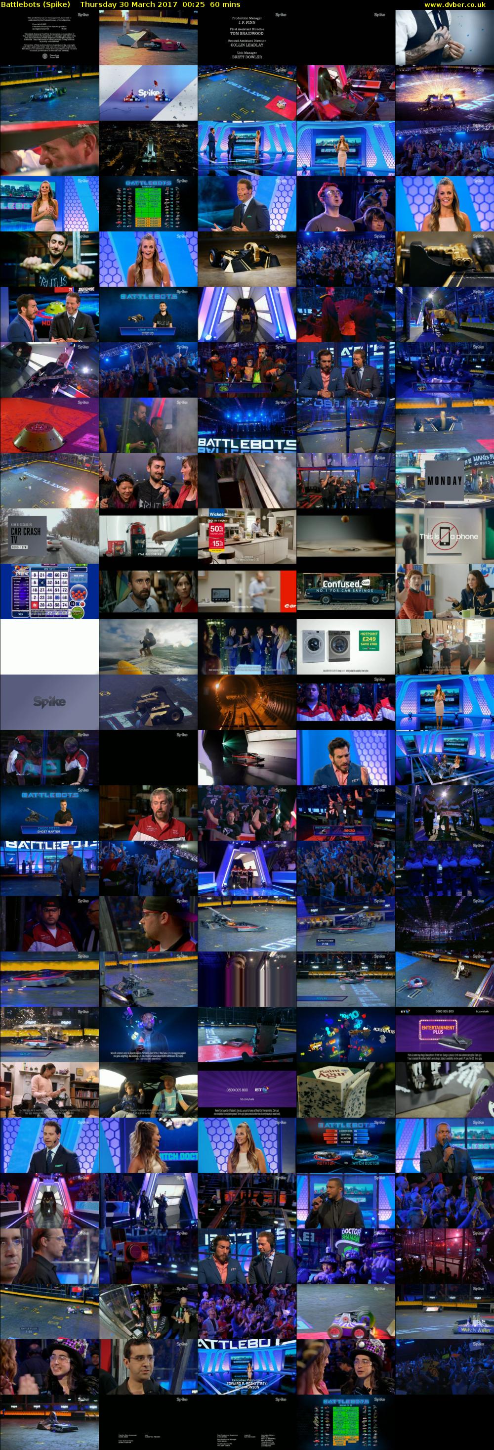 Battlebots (Spike) Thursday 30 March 2017 00:25 - 01:25
