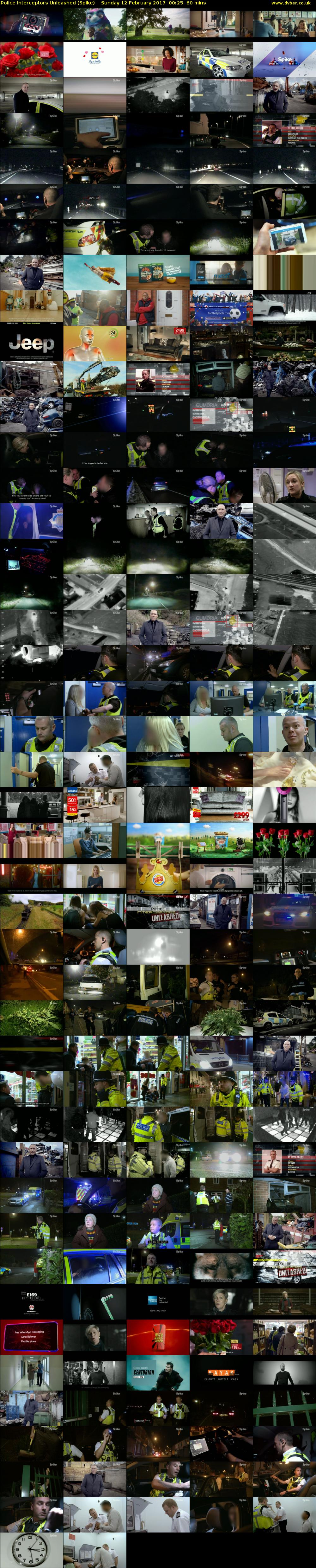 Police Interceptors Unleashed (Spike) Sunday 12 February 2017 00:25 - 01:25