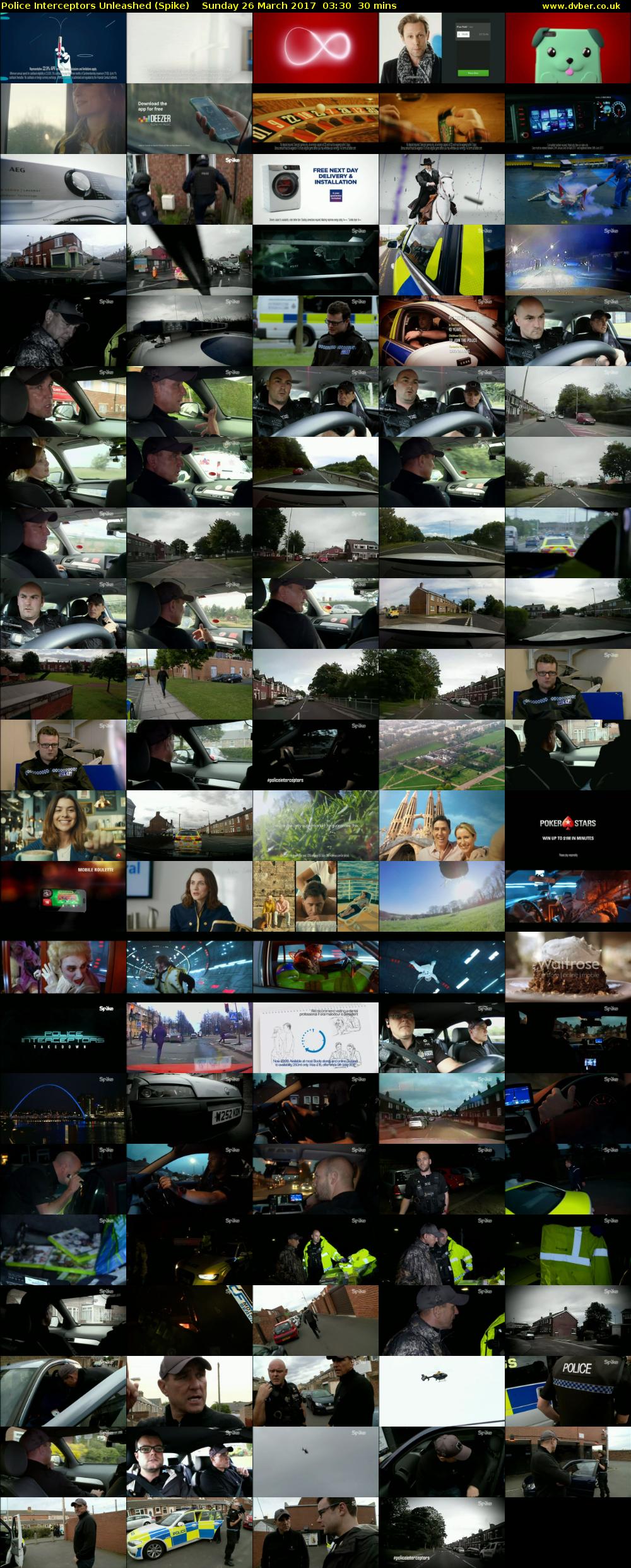 Police Interceptors Unleashed (Spike) Sunday 26 March 2017 03:30 - 04:00