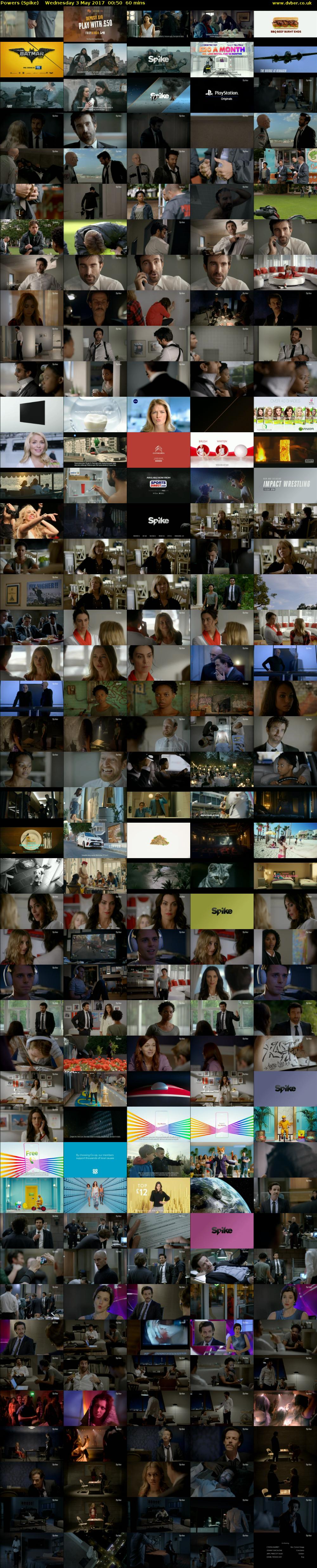 Powers (Spike) Wednesday 3 May 2017 00:50 - 01:50