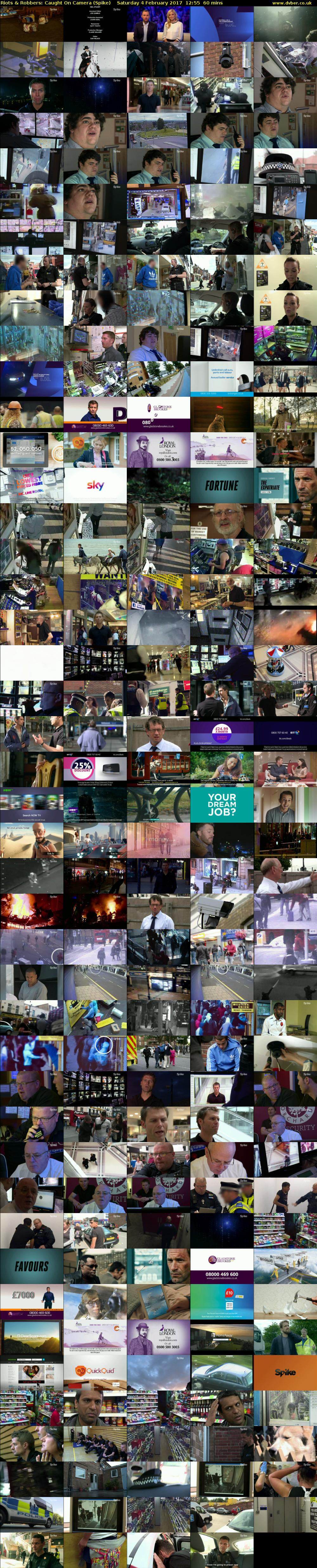 Riots & Robbers: Caught On Camera (Spike) Saturday 4 February 2017 12:55 - 13:55