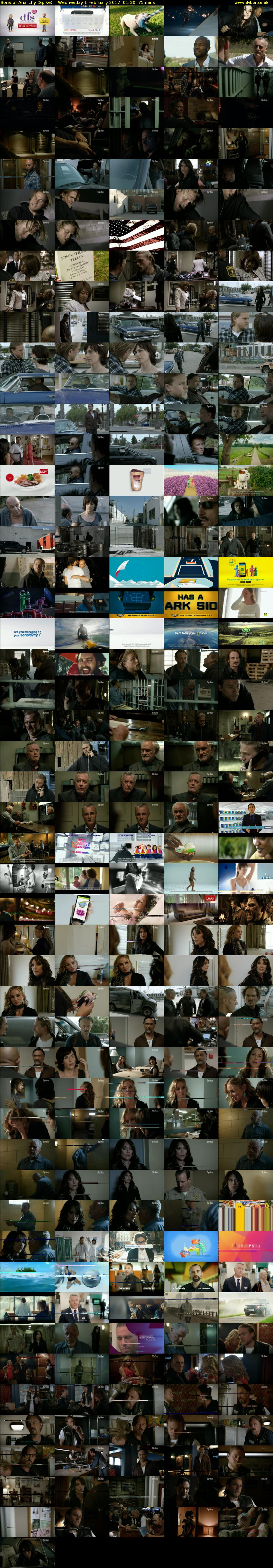 Sons of Anarchy (Spike) Wednesday 1 February 2017 01:30 - 02:45