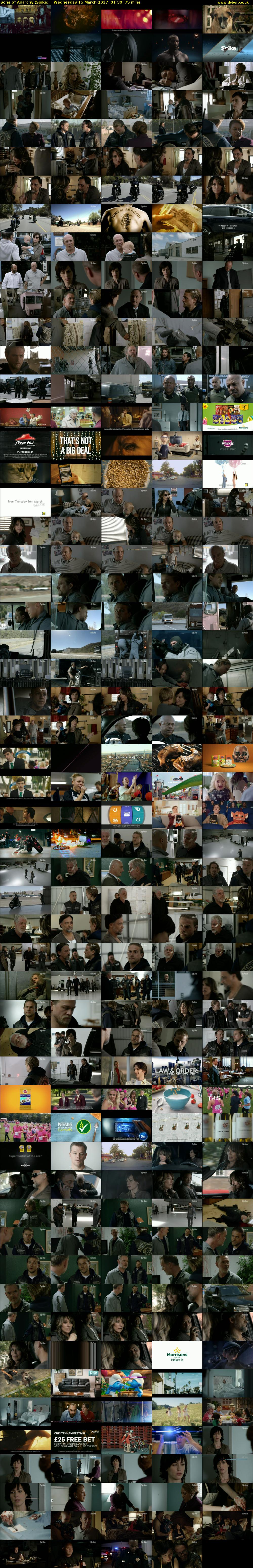 Sons of Anarchy (Spike) Wednesday 15 March 2017 01:30 - 02:45