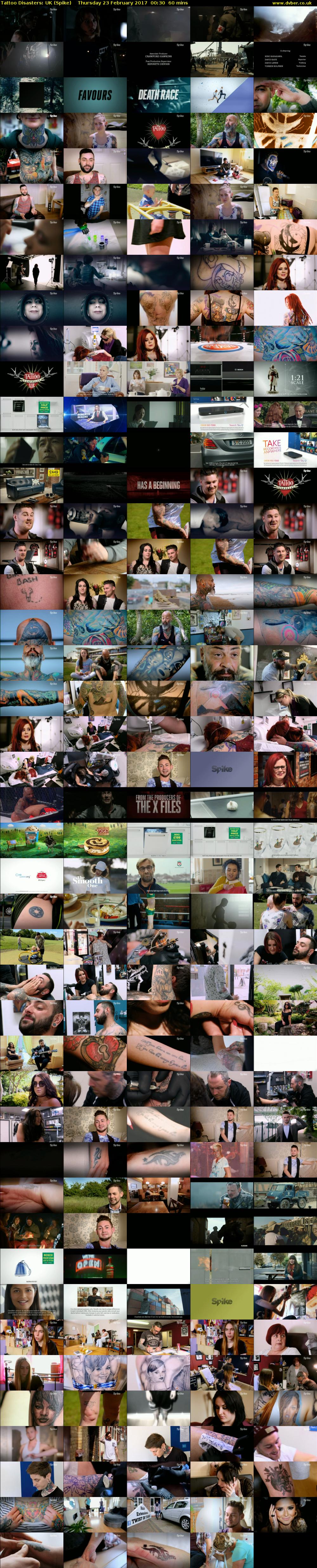 Tattoo Disasters: UK (Spike) Thursday 23 February 2017 00:30 - 01:30