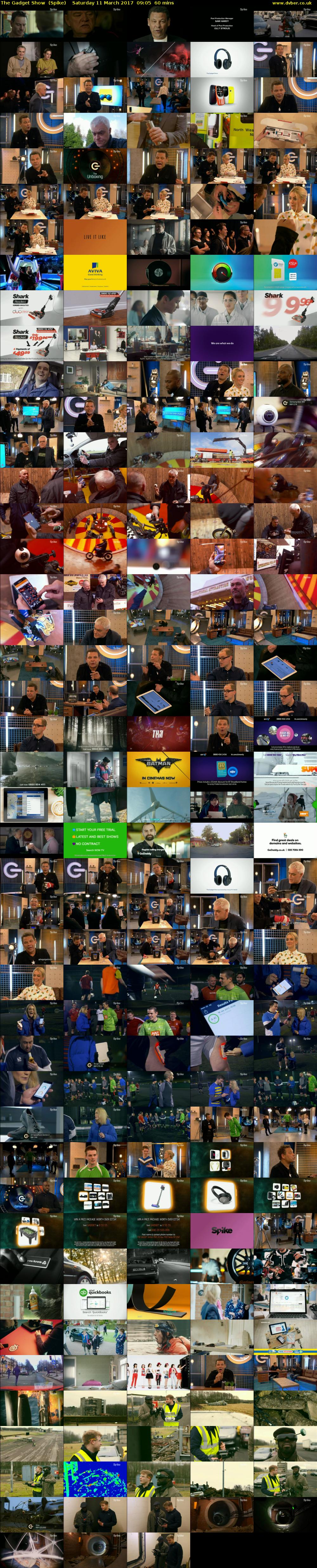 The Gadget Show  (Spike) Saturday 11 March 2017 09:05 - 10:05
