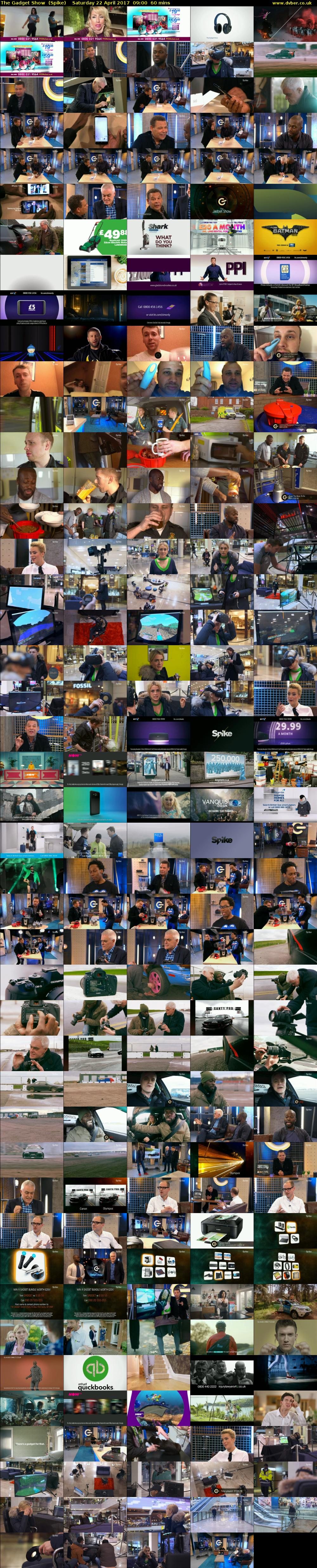The Gadget Show  (Spike) Saturday 22 April 2017 09:00 - 10:00