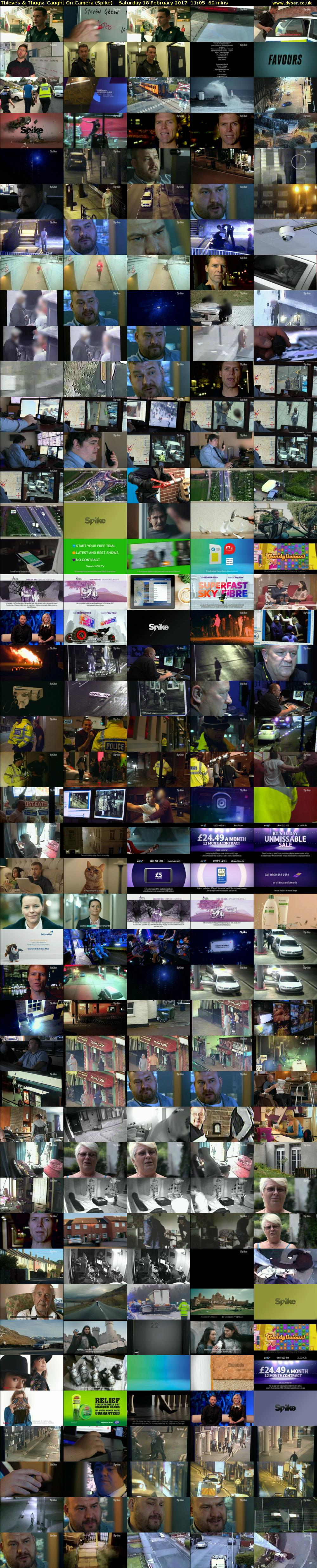 Thieves & Thugs: Caught On Camera (Spike) Saturday 18 February 2017 11:05 - 12:05