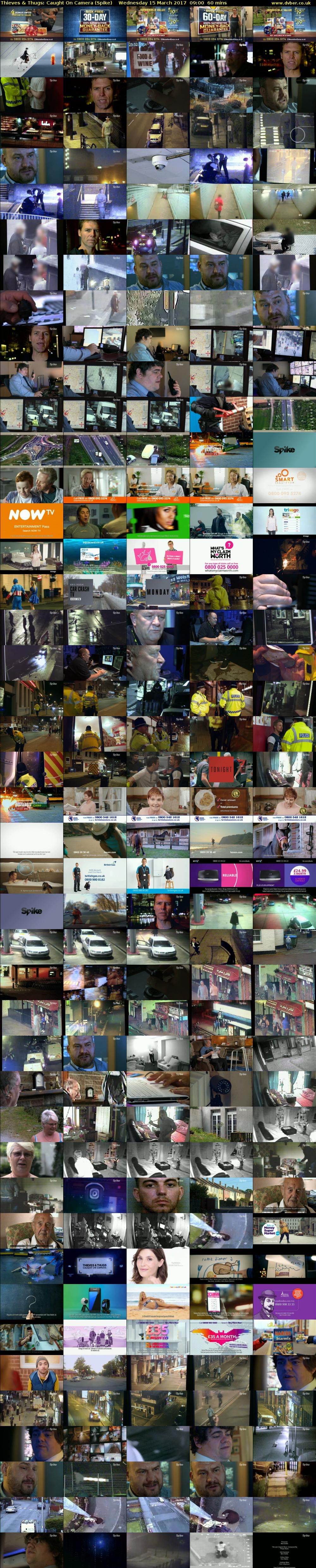 Thieves & Thugs: Caught On Camera (Spike) Wednesday 15 March 2017 09:00 - 10:00