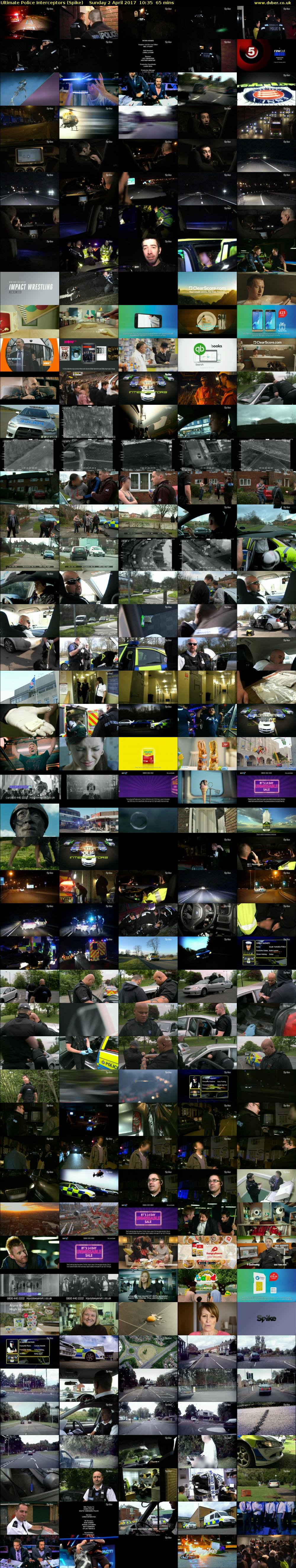 Ultimate Police Interceptors (Spike) Sunday 2 April 2017 10:35 - 11:40