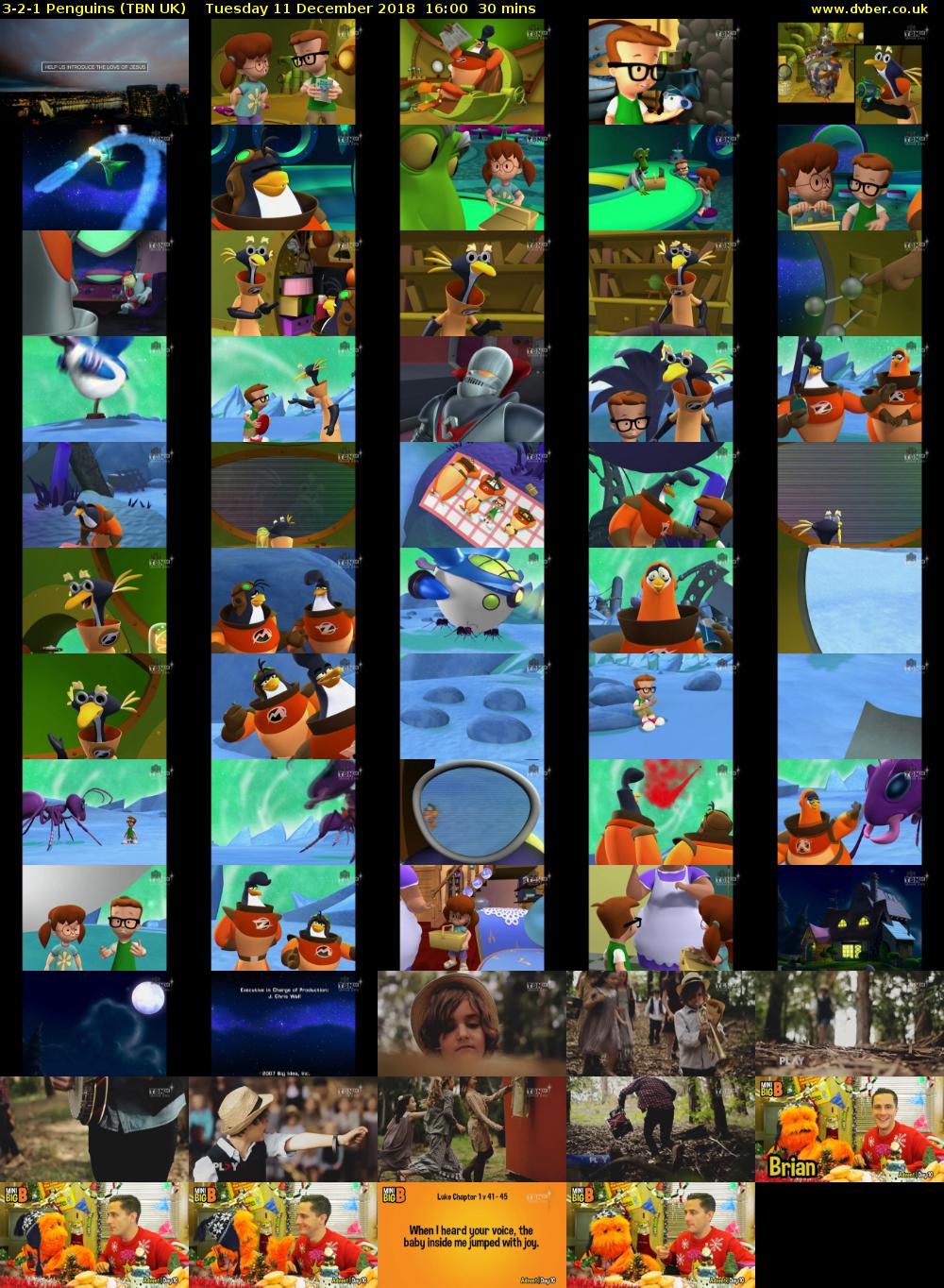 3-2-1 Penguins (TBN UK) Tuesday 11 December 2018 16:00 - 16:30