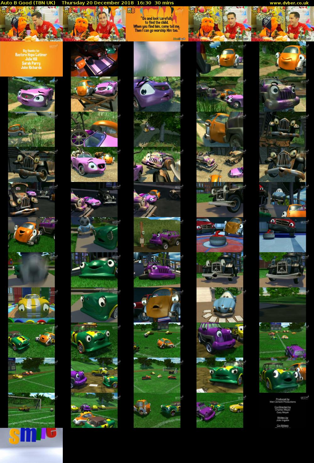 Auto B Good (TBN UK) Thursday 20 December 2018 16:30 - 17:00