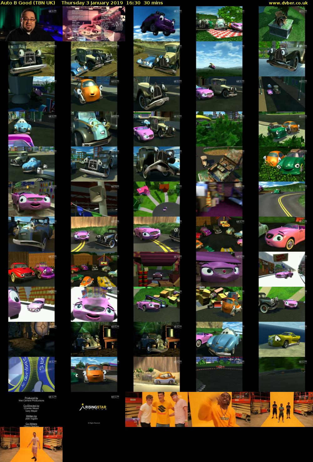 Auto B Good (TBN UK) Thursday 3 January 2019 16:30 - 17:00