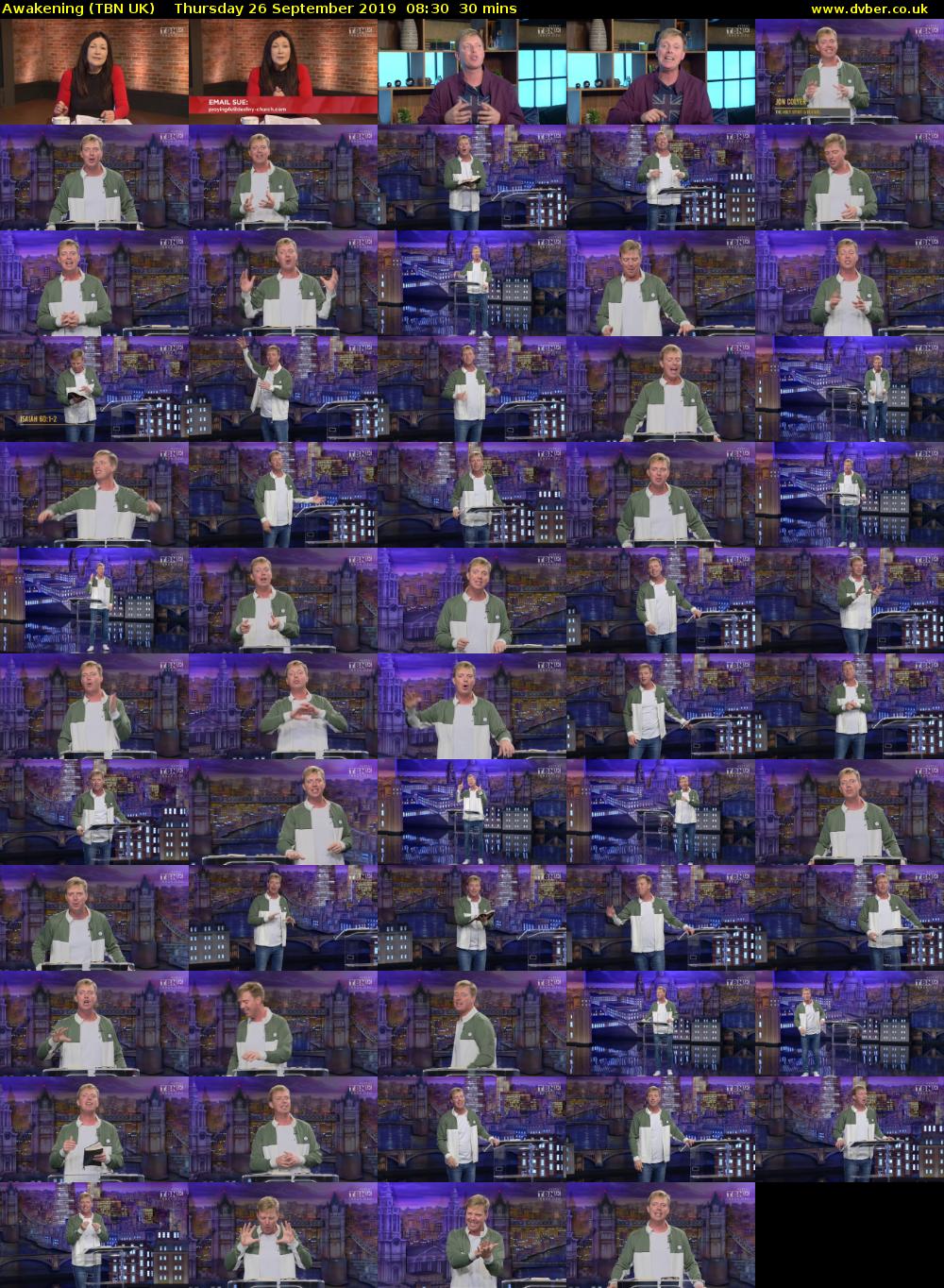 Awakening (TBN UK) Thursday 26 September 2019 08:30 - 09:00