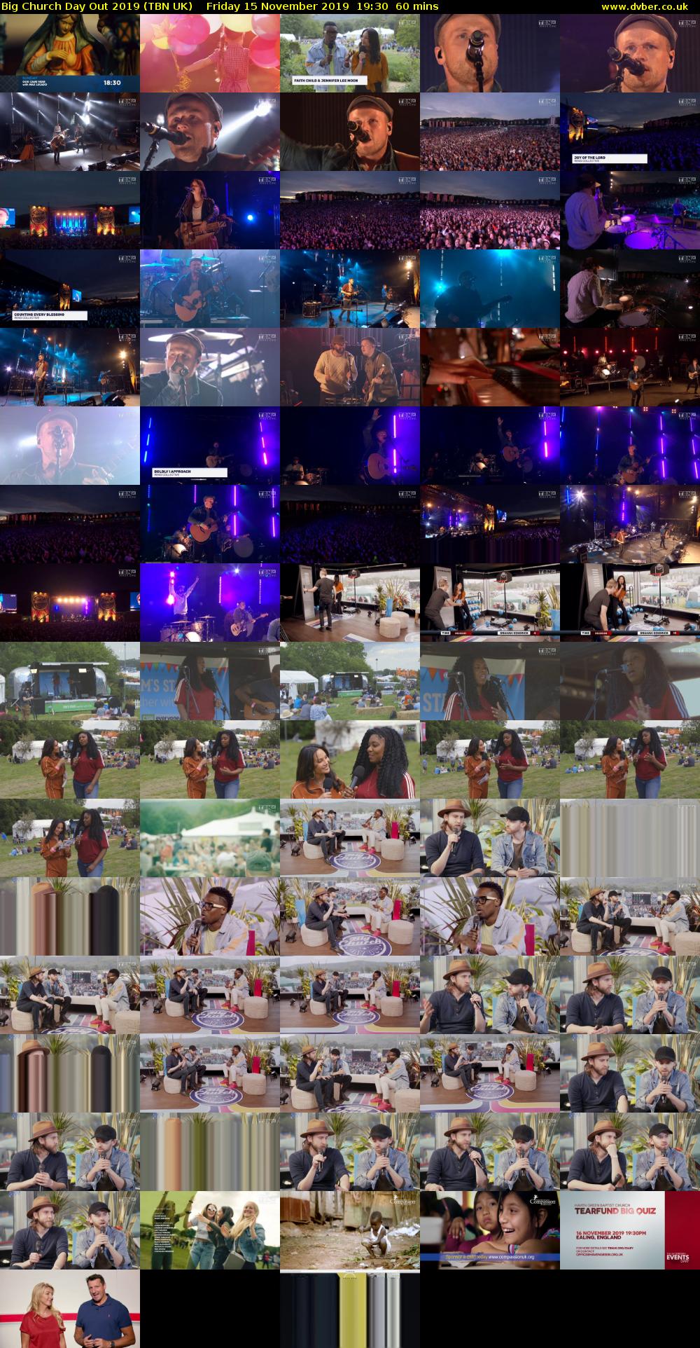 Big Church Day Out 2019 (TBN UK) Friday 15 November 2019 19:30 - 20:30