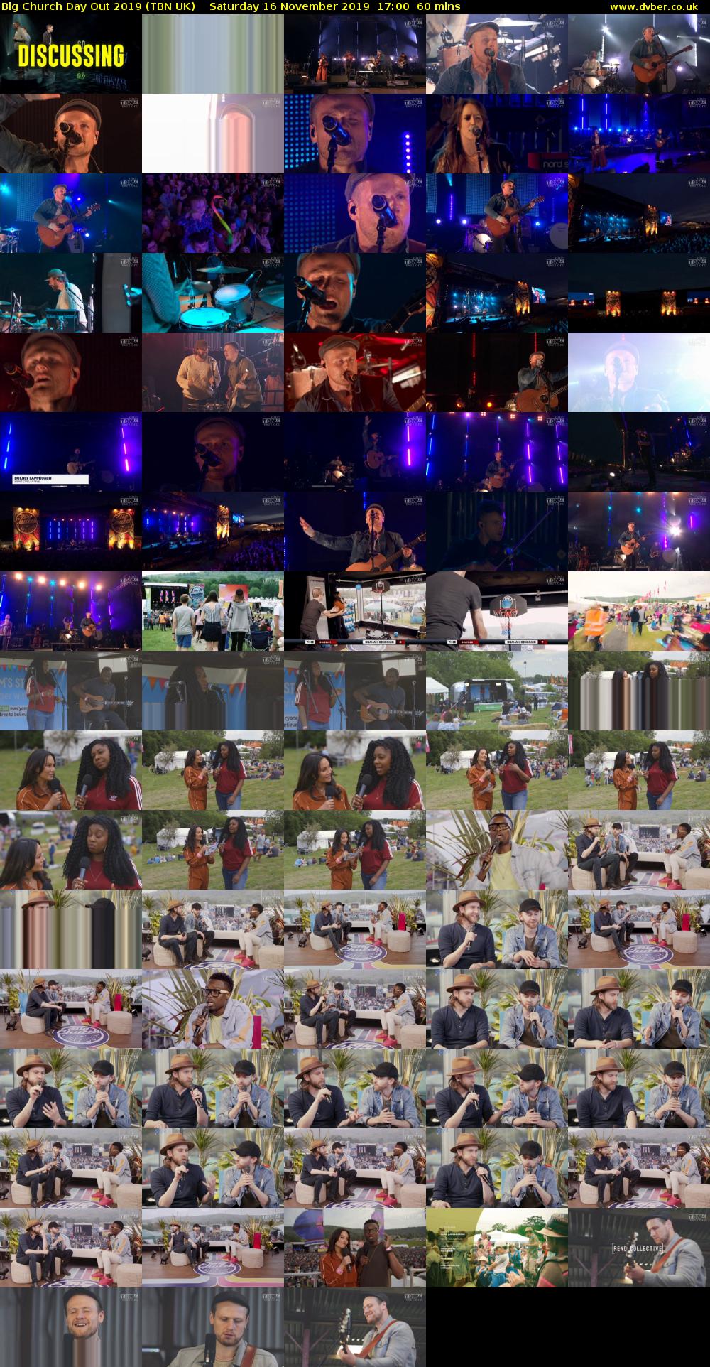 Big Church Day Out 2019 (TBN UK) Saturday 16 November 2019 17:00 - 18:00