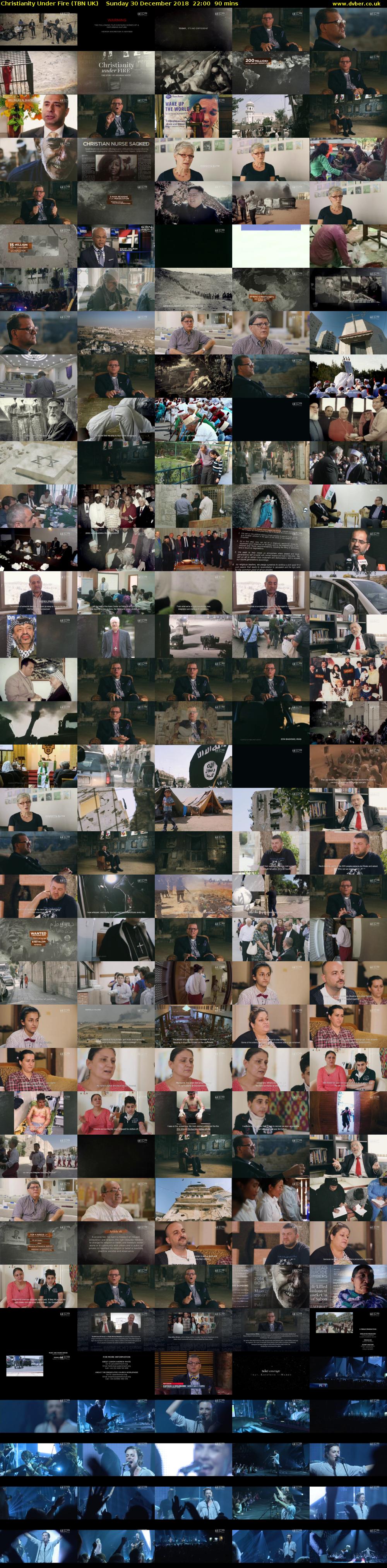 Christianity Under Fire (TBN UK) Sunday 30 December 2018 22:00 - 23:30