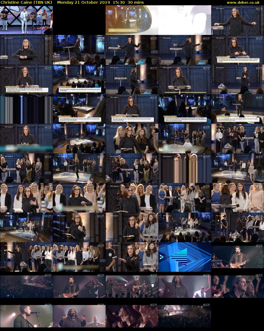 Christine Caine (TBN UK) Monday 21 October 2019 15:30 - 16:00