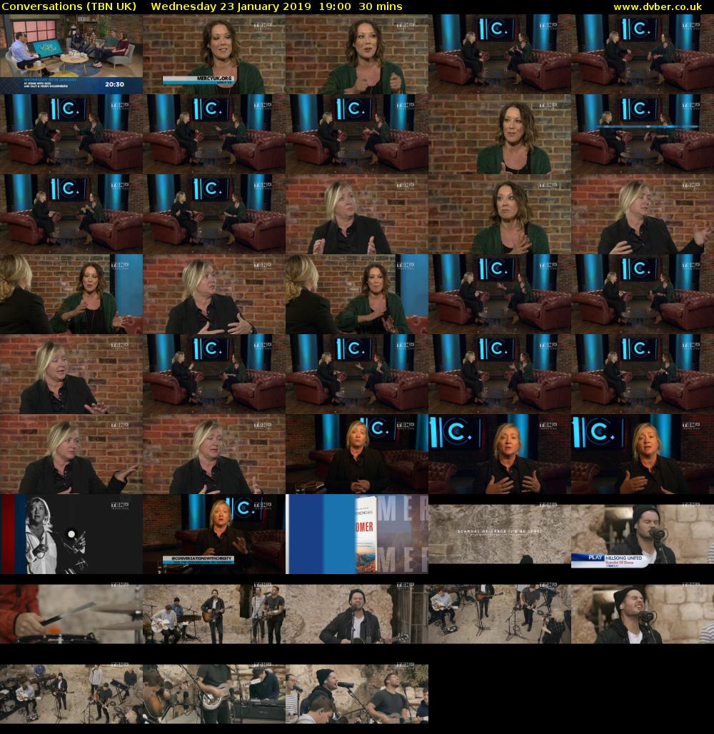 Conversations (TBN UK) Wednesday 23 January 2019 19:00 - 19:30