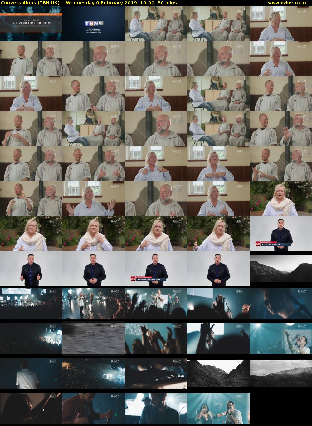 Conversations (TBN UK) Wednesday 6 February 2019 19:00 - 19:30