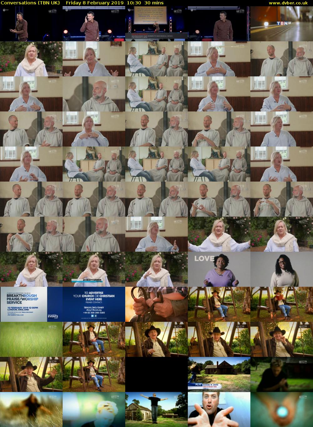 Conversations (TBN UK) Friday 8 February 2019 10:30 - 11:00