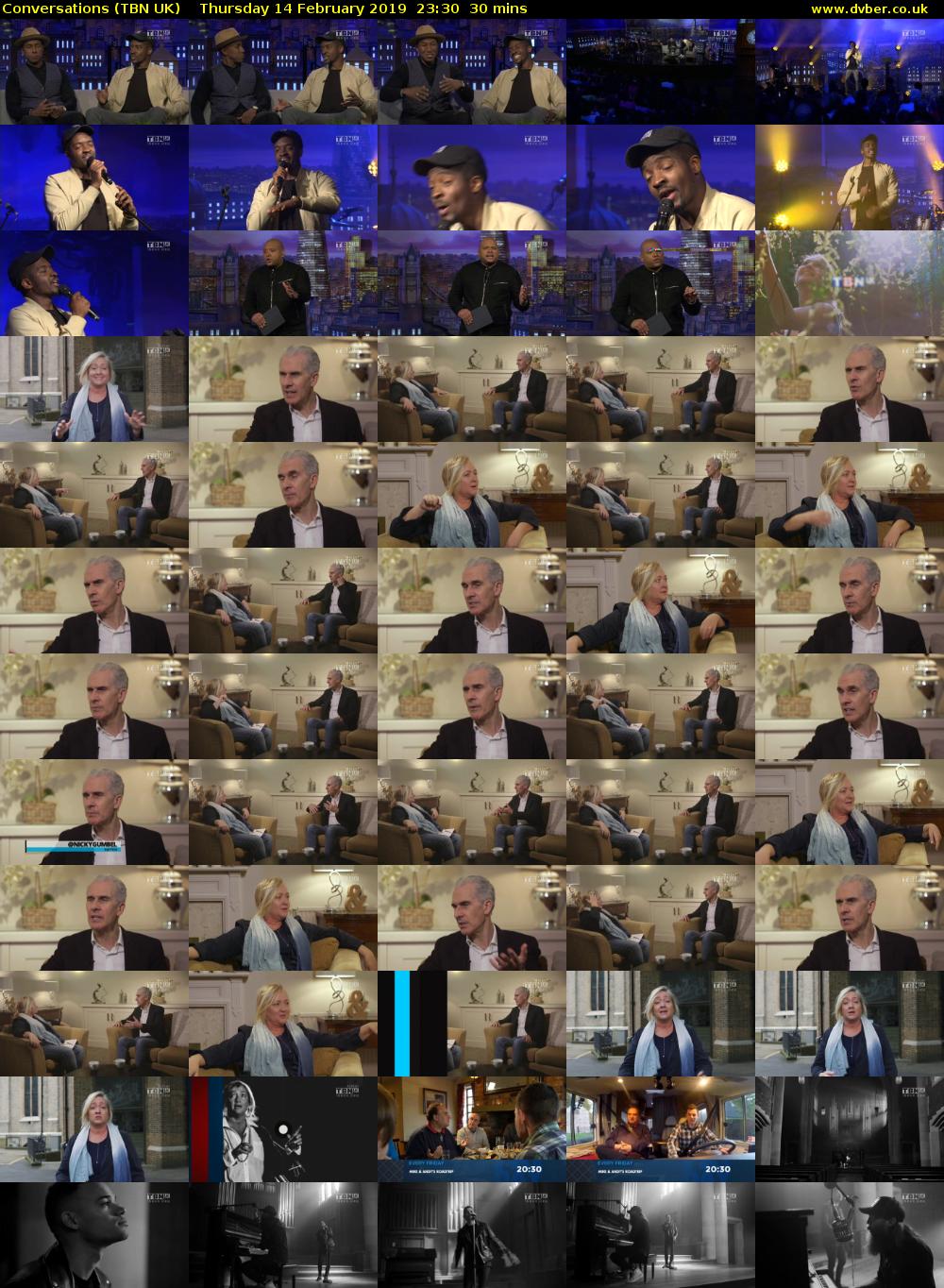 Conversations (TBN UK) Thursday 14 February 2019 23:30 - 00:00
