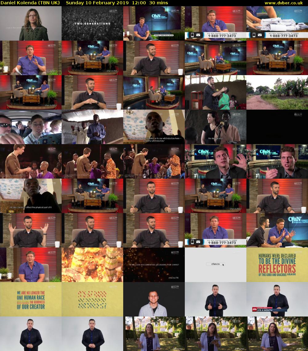 Daniel Kolenda (TBN UK) Sunday 10 February 2019 12:00 - 12:30