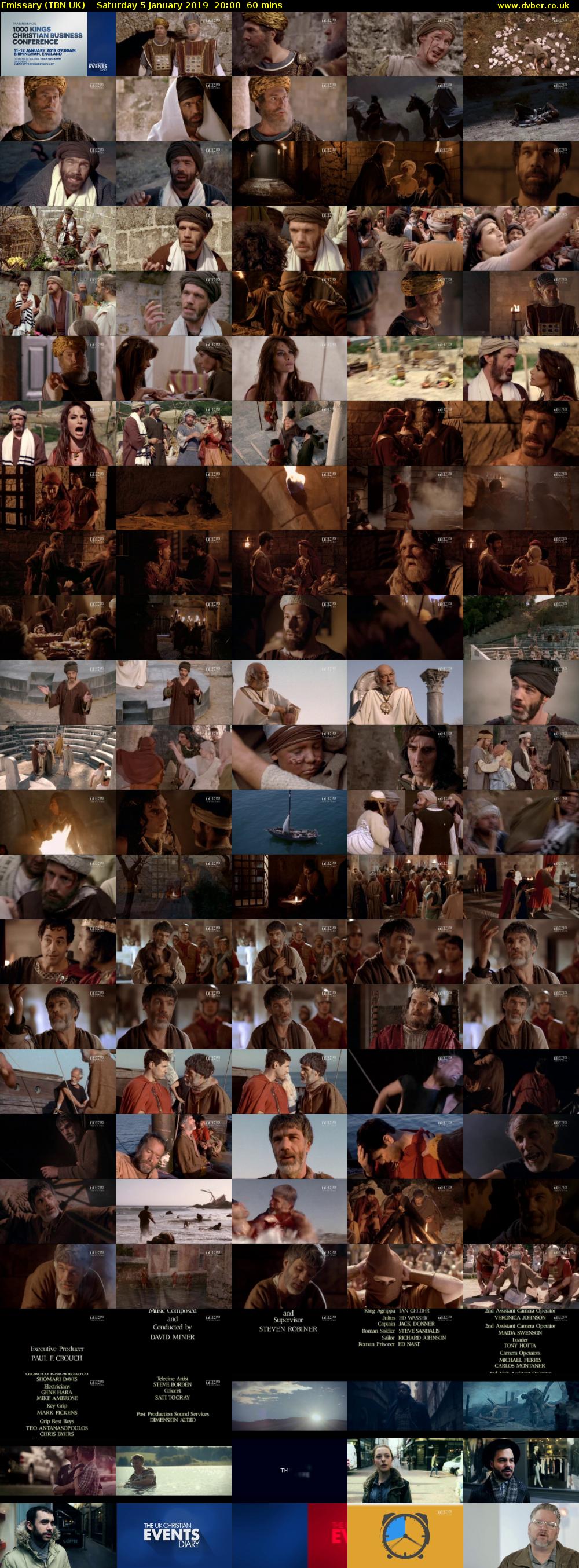 Emissary (TBN UK) Saturday 5 January 2019 20:00 - 21:00