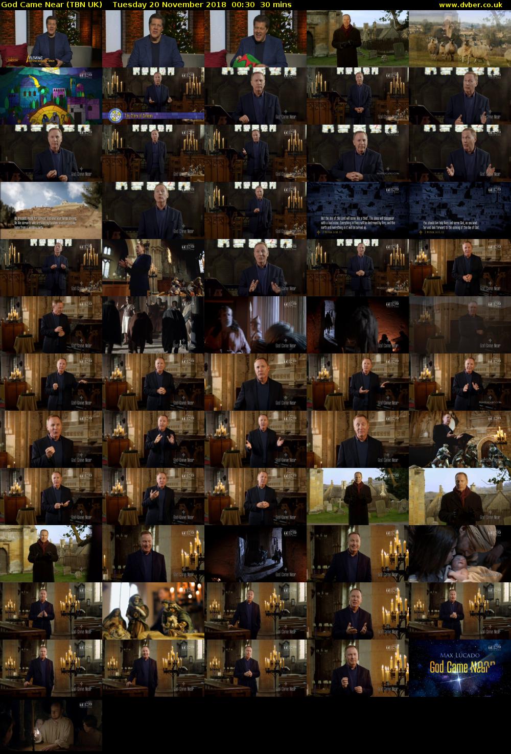 God Came Near (TBN UK) Tuesday 20 November 2018 00:30 - 01:00