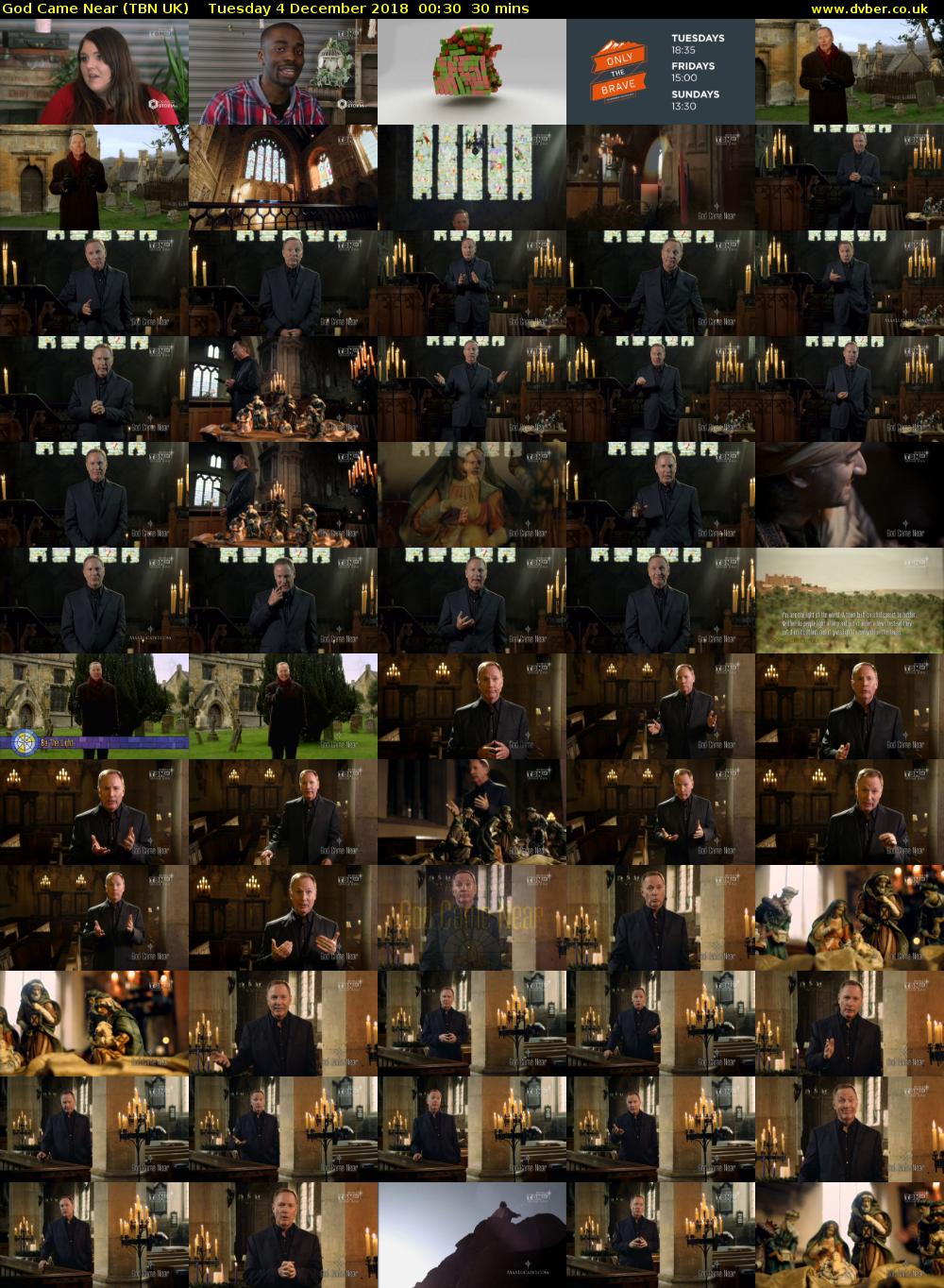 God Came Near (TBN UK) Tuesday 4 December 2018 00:30 - 01:00