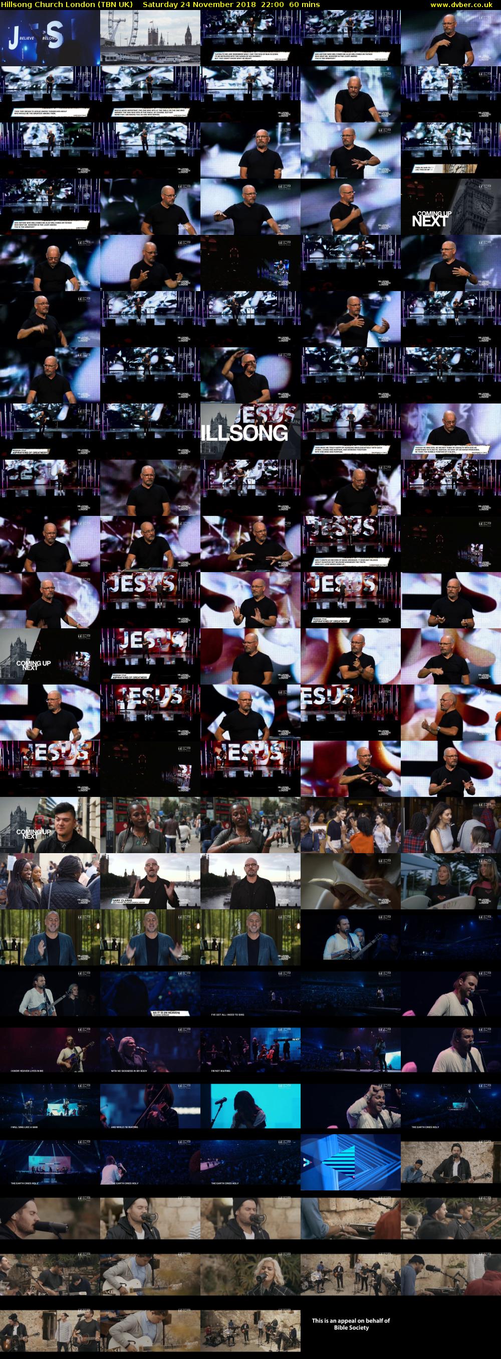 Hillsong Church London (TBN UK) Saturday 24 November 2018 22:00 - 23:00