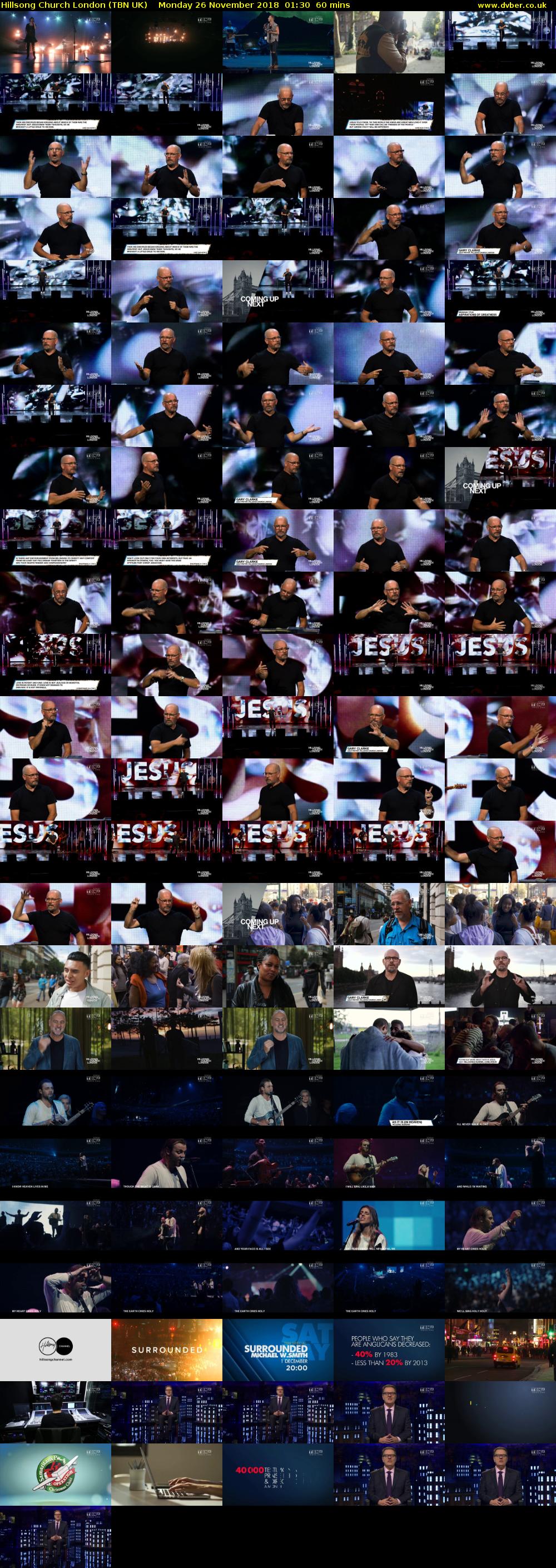 Hillsong Church London (TBN UK) Monday 26 November 2018 01:30 - 02:30