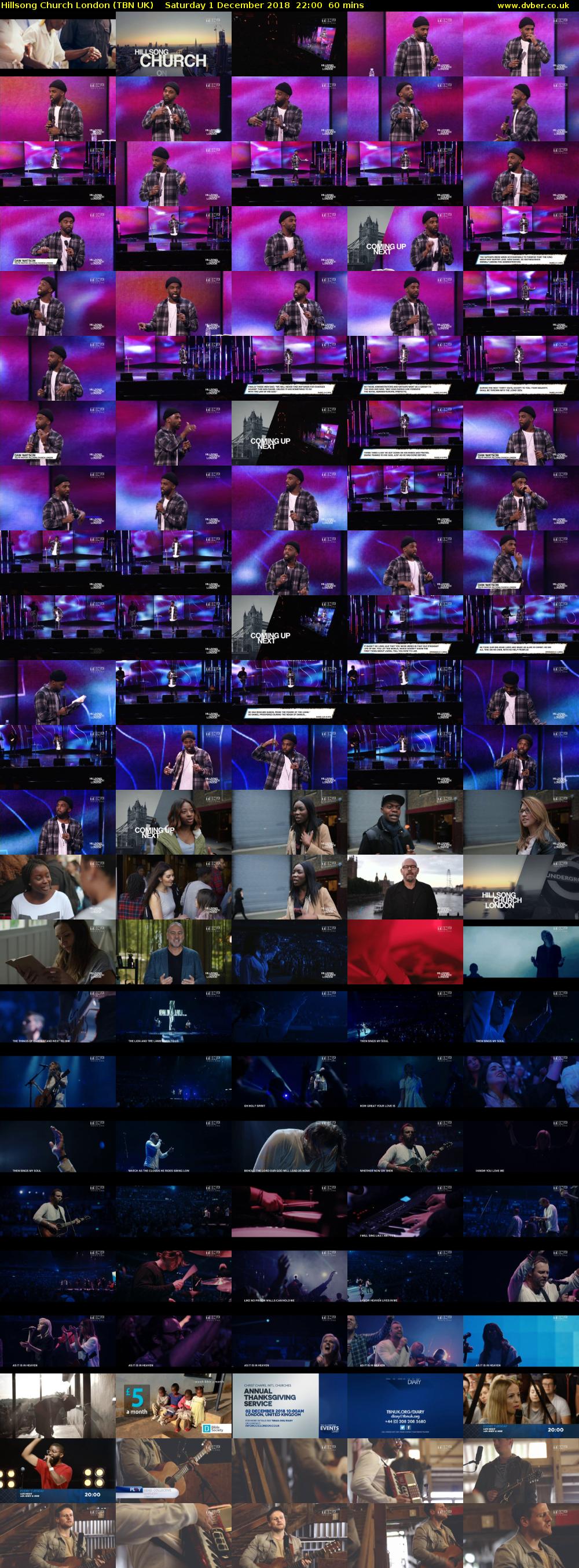 Hillsong Church London (TBN UK) Saturday 1 December 2018 22:00 - 23:00