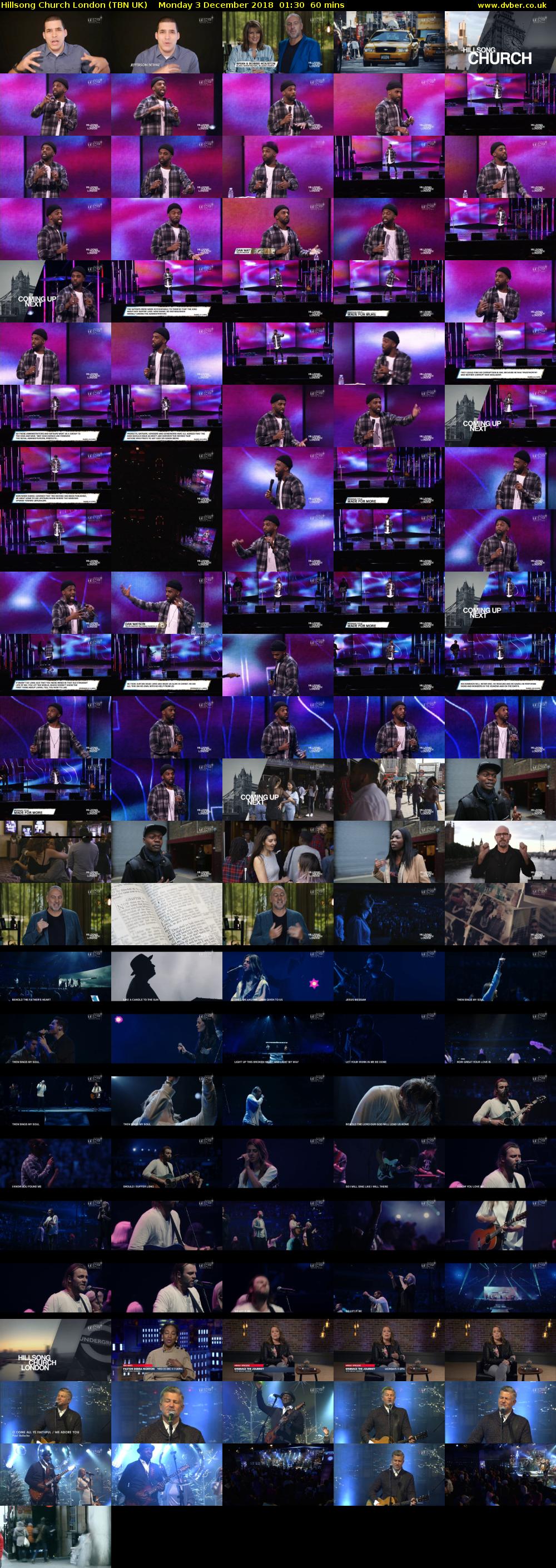 Hillsong Church London (TBN UK) Monday 3 December 2018 01:30 - 02:30