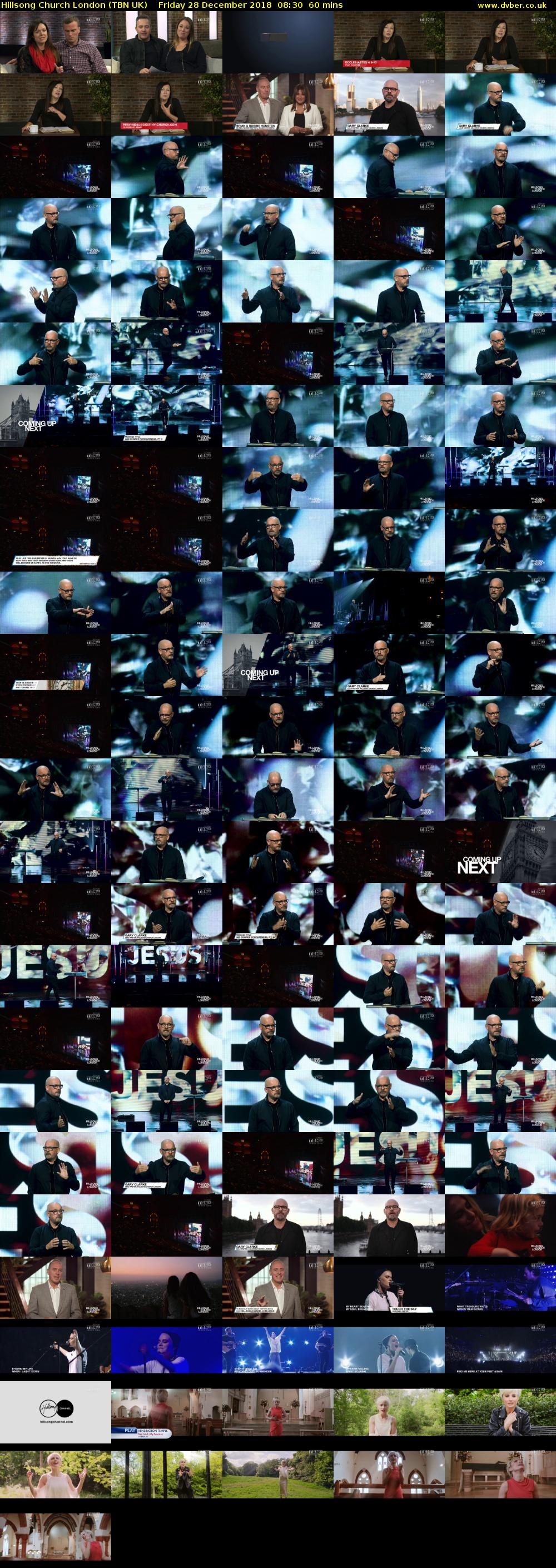 Hillsong Church London (TBN UK) Friday 28 December 2018 08:30 - 09:30