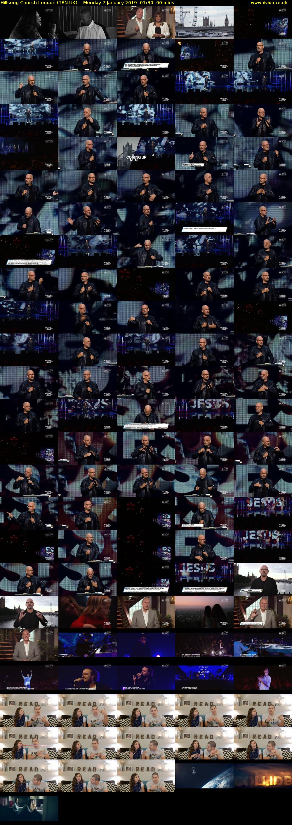 Hillsong Church London (TBN UK) Monday 7 January 2019 01:30 - 02:30