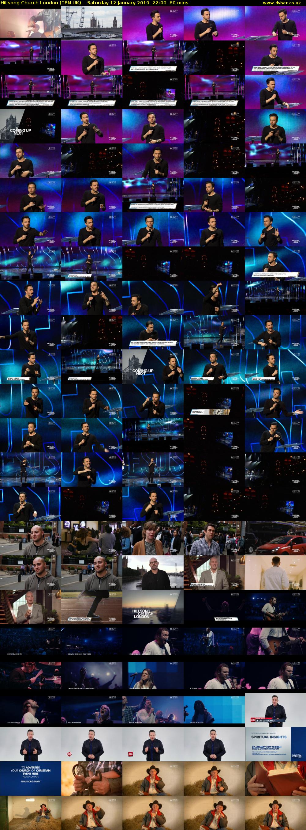 Hillsong Church London (TBN UK) Saturday 12 January 2019 22:00 - 23:00