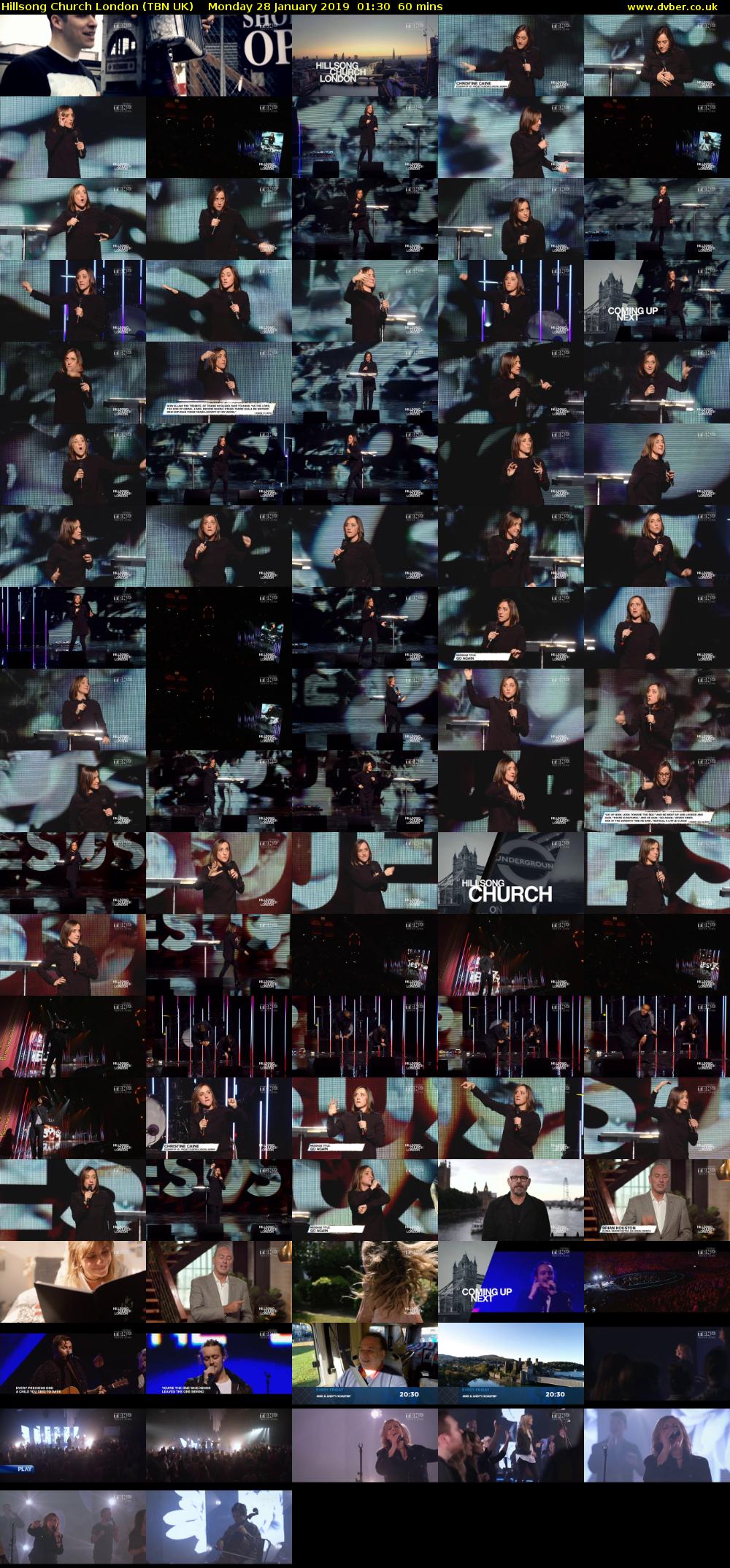 Hillsong Church London (TBN UK) Monday 28 January 2019 01:30 - 02:30