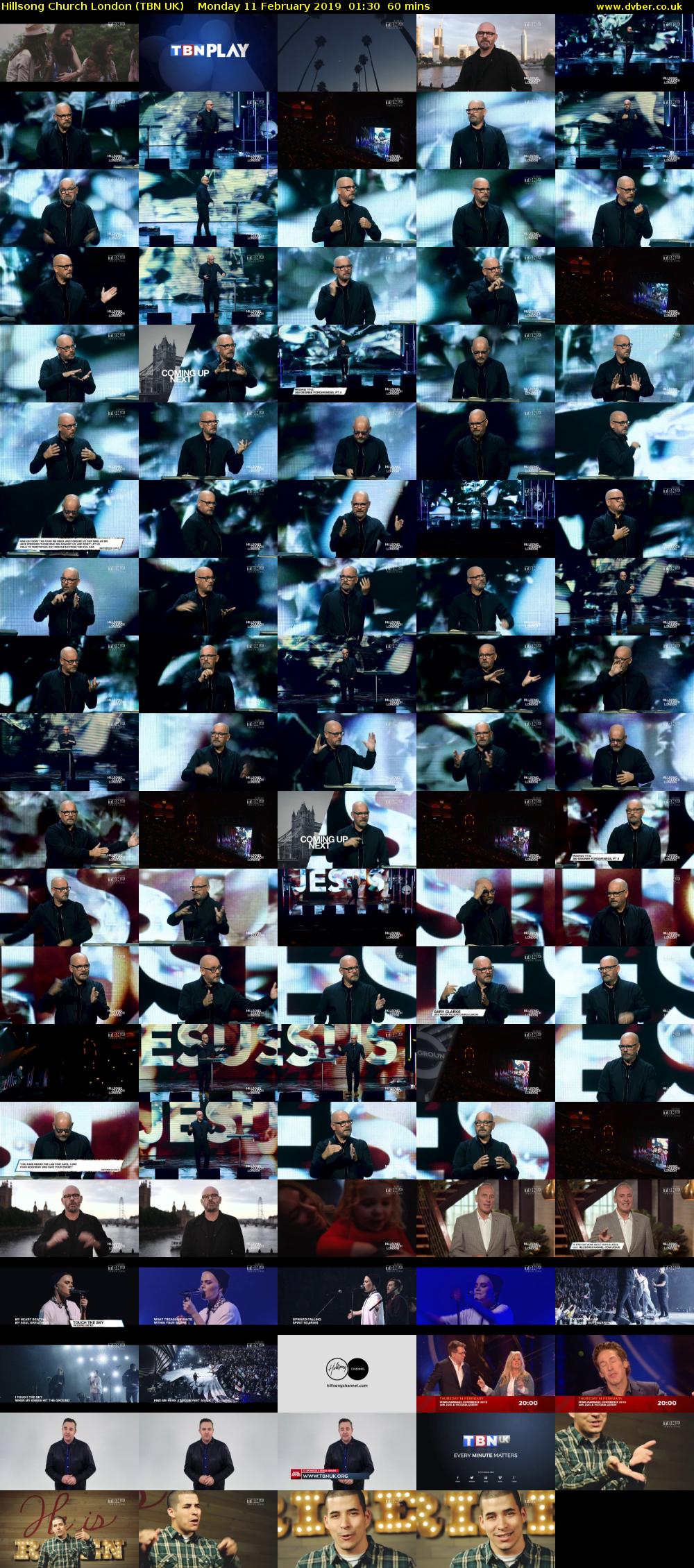 Hillsong Church London (TBN UK) Monday 11 February 2019 01:30 - 02:30