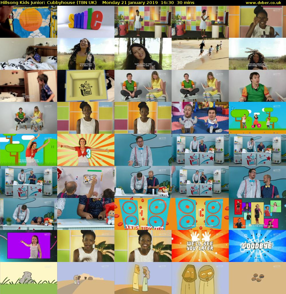Hillsong Kids Junior: Cubbyhouse (TBN UK) Monday 21 January 2019 16:30 - 17:00