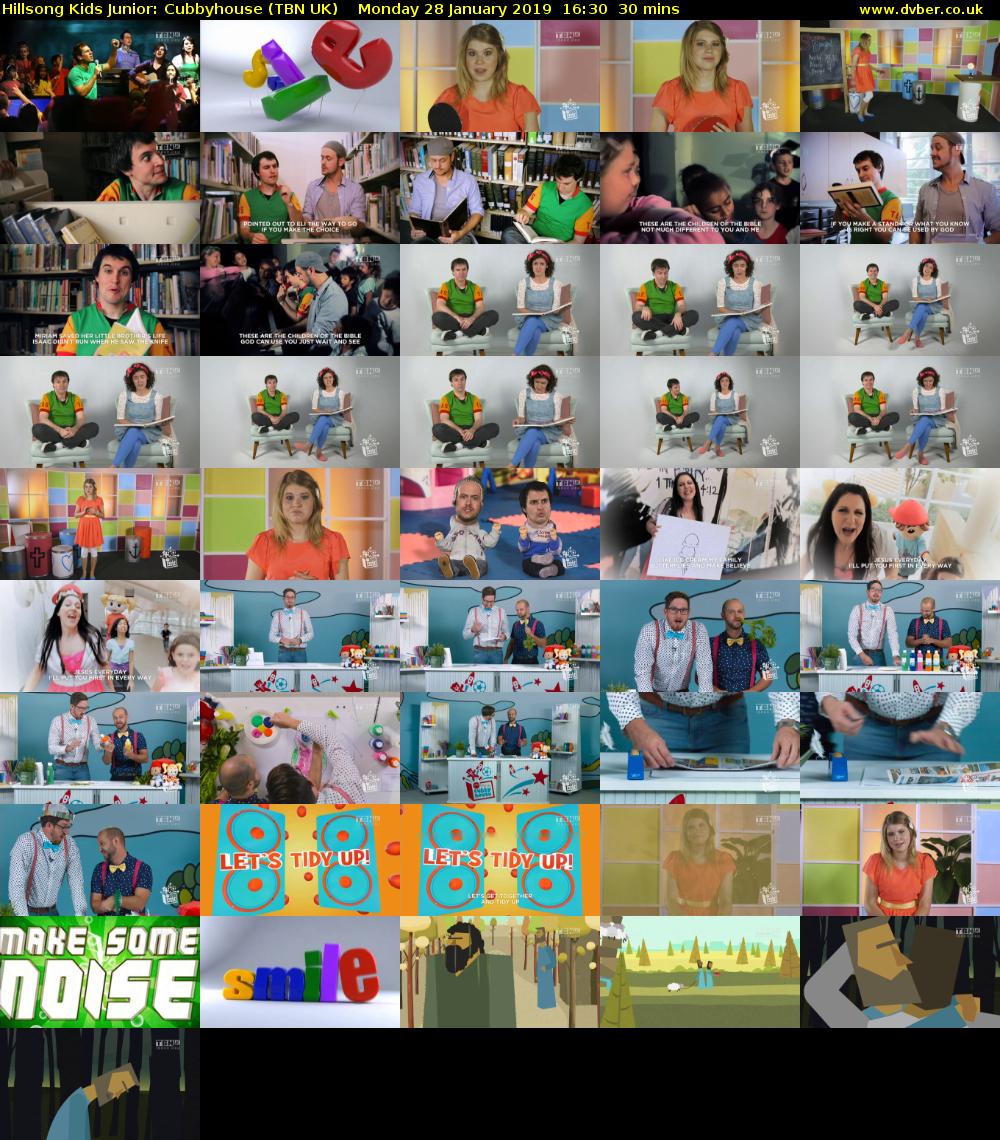 Hillsong Kids Junior: Cubbyhouse (TBN UK) Monday 28 January 2019 16:30 - 17:00