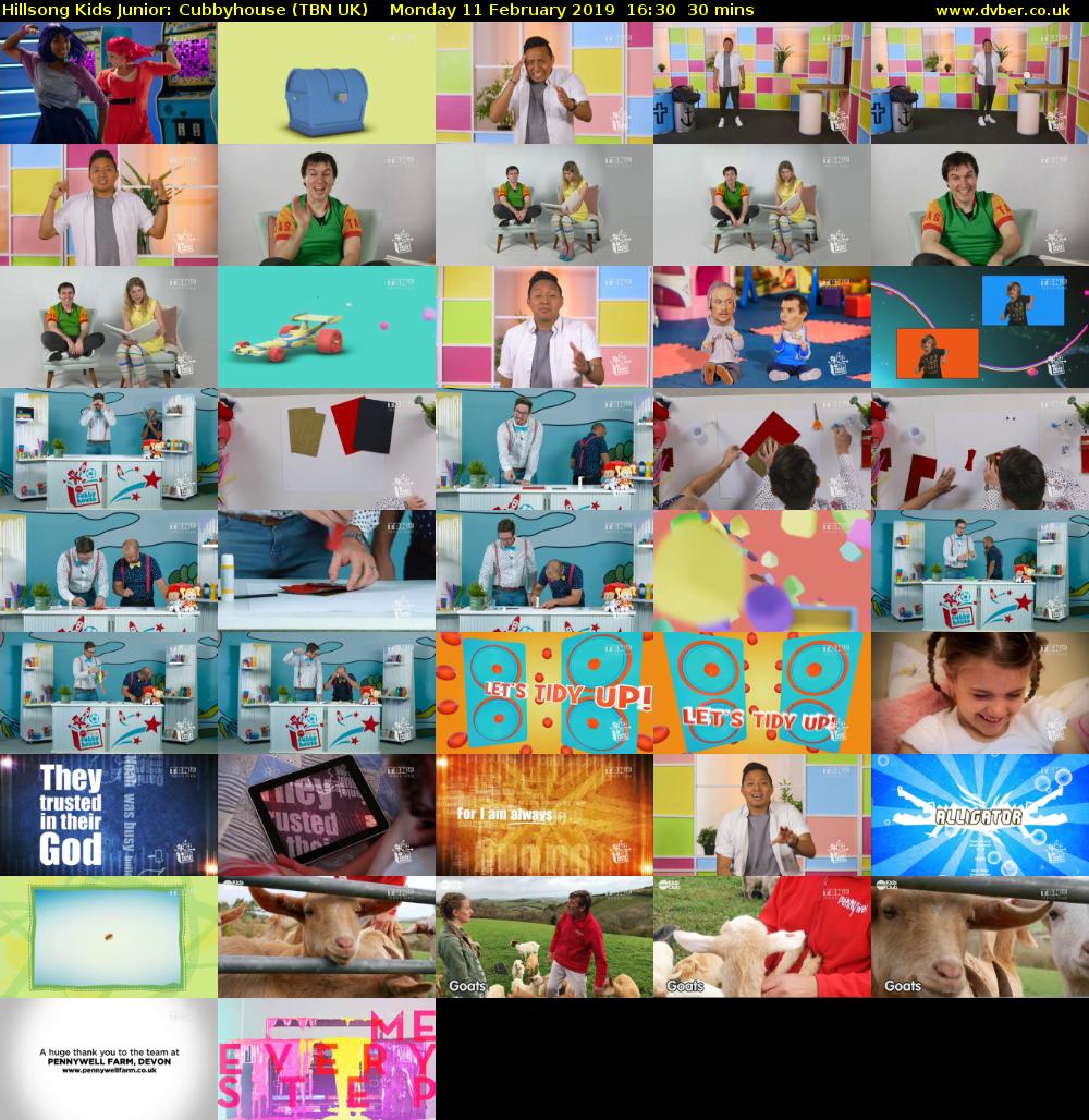 Hillsong Kids Junior: Cubbyhouse (TBN UK) Monday 11 February 2019 16:30 - 17:00