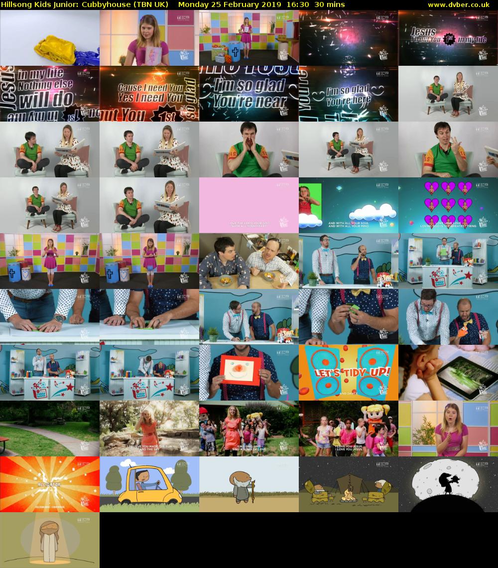 Hillsong Kids Junior: Cubbyhouse (TBN UK) Monday 25 February 2019 16:30 - 17:00