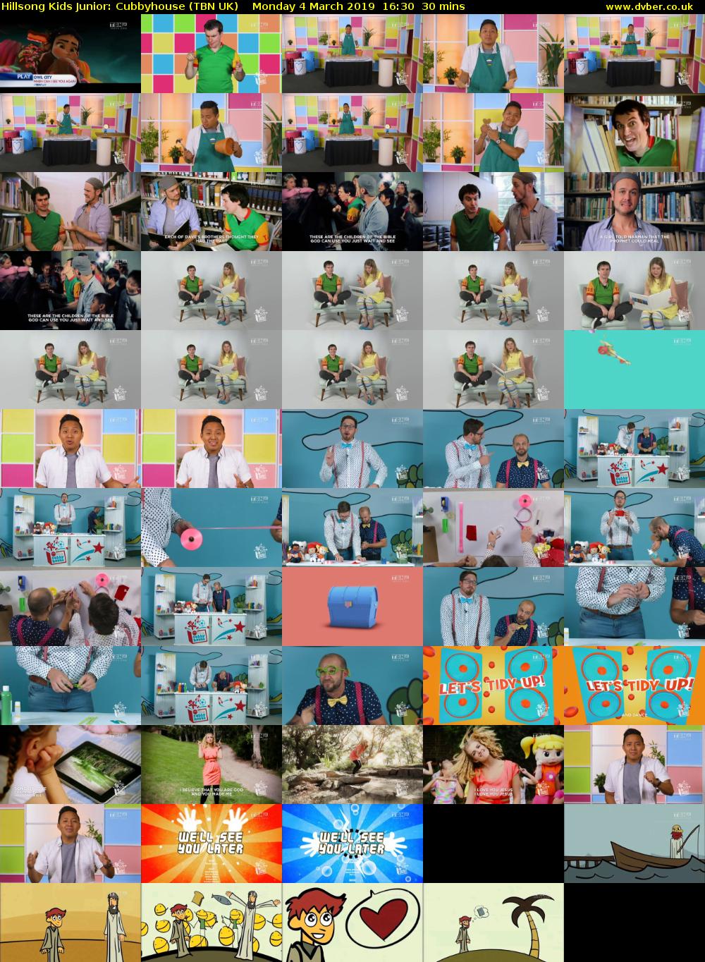 Hillsong Kids Junior: Cubbyhouse (TBN UK) Monday 4 March 2019 16:30 - 17:00