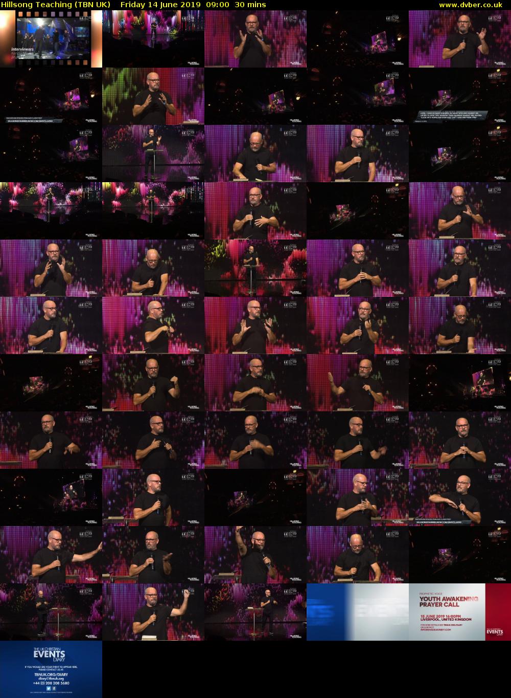Hillsong Teaching (TBN UK) Friday 14 June 2019 09:00 - 09:30
