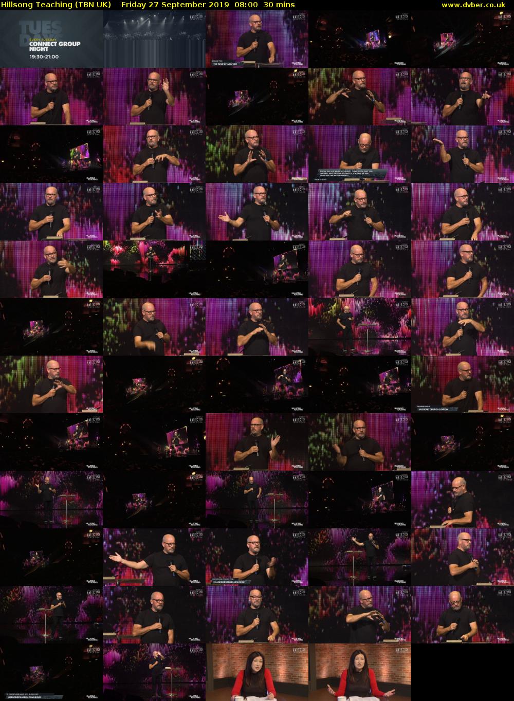 Hillsong Teaching (TBN UK) Friday 27 September 2019 08:00 - 08:30