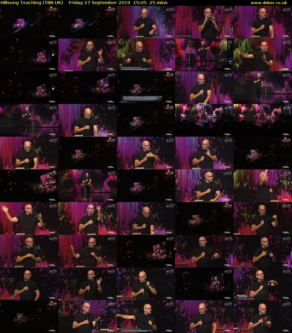 Hillsong Teaching (TBN UK) Friday 27 September 2019 15:05 - 15:30
