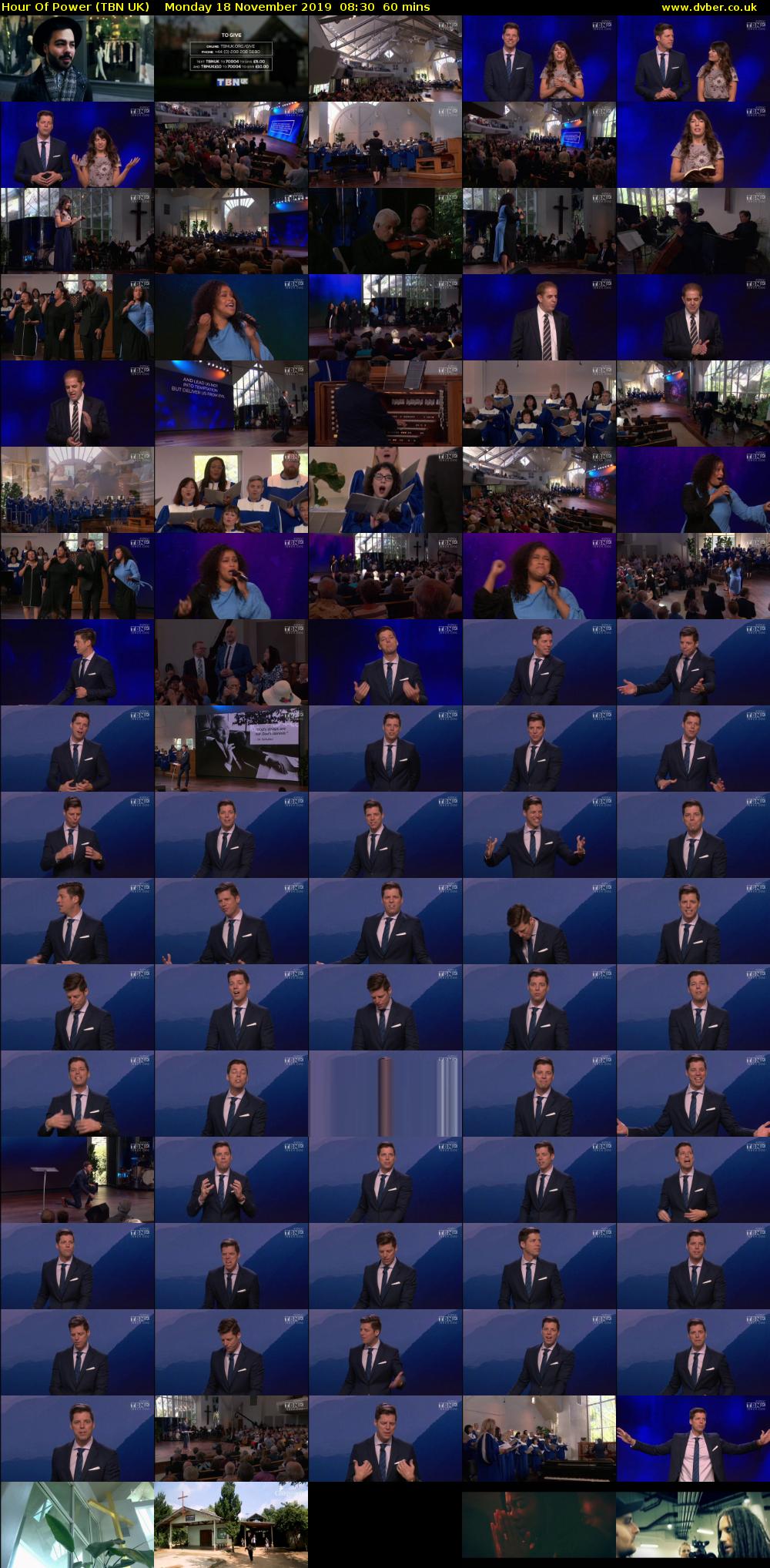 Hour Of Power (TBN UK) Monday 18 November 2019 08:30 - 09:30