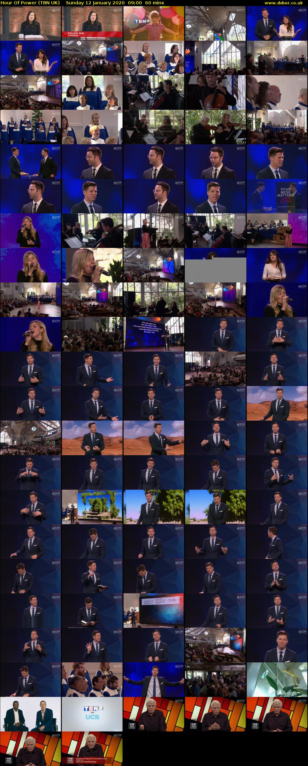 Hour Of Power (TBN UK) Sunday 12 January 2020 09:00 - 10:00
