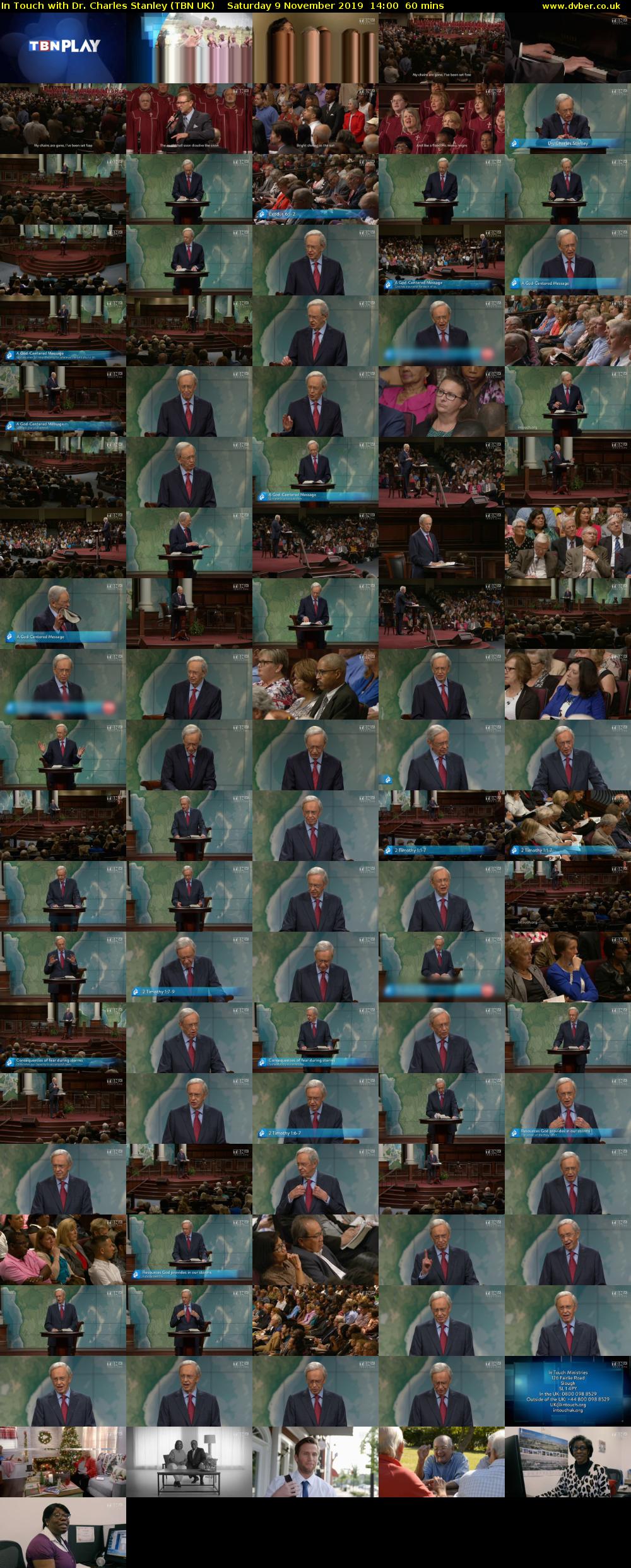 In Touch with Dr. Charles Stanley (TBN UK) Saturday 9 November 2019 14:00 - 15:00